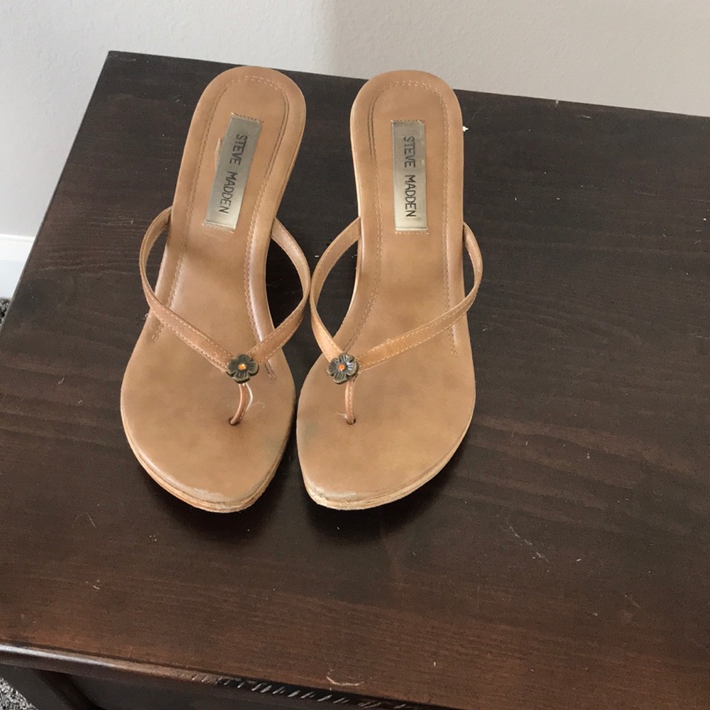 Steve Madden wood heels size 7